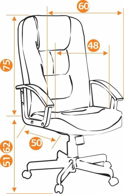 Кресло офисное TetChair CH 9944 хром (Искусств. чёрная кожа) Кресло офисное TetChair CH 9944 хром (Искусств. чёрная кожа)