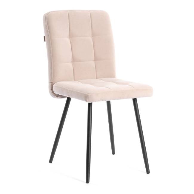 Комплект кресло+стул Медео/Medeo LT, велюр, бежевый/черный, 7 бежевый/черный флок Комплект кресло+стул Медео/Medeo LT, велюр, бежевый/черный, 7 бежевый/черный флок