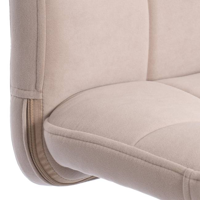 Комплект кресло+стул Медео/Medeo LT, велюр, бежевый/черный, 7 бежевый/черный флок Комплект кресло+стул Медео/Medeo LT, велюр, бежевый/черный, 7 бежевый/черный флок