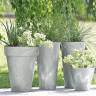 Кашпо для цветов "Prosperplast Tubus Slim Beton", бетон, 64+35л