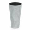 Кашпо для цветов "Prosperplast Tubus Slim Beton", бетон, 64+35л
