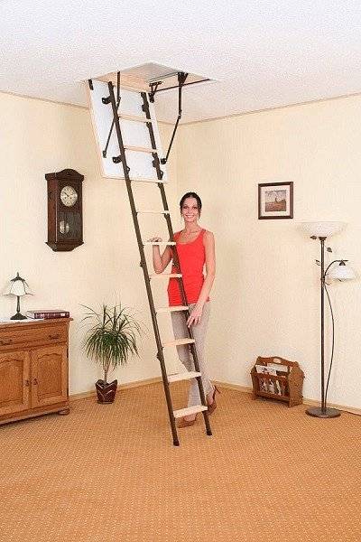 Чердачная складная лестница Stallux 265 90х70