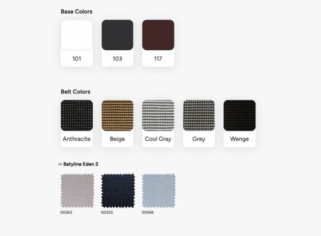 Диван модульный Slim Stripe венге, светло-серый 2960х740х687 мм