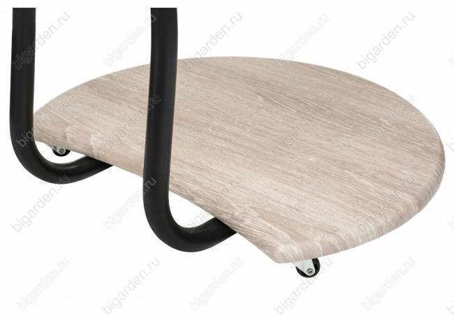 Журнальный столик Андромеда черный матовый / филадельфия грей