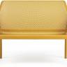 Диван пластиковый Net Bench горчичный 1160х700х860 мм