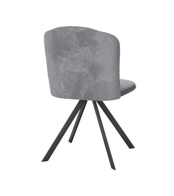 Стул DikLine 299 поворотный NS10 GREY/C50 светло-серый, ножки черные