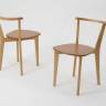 Стол Сканди М 100 натур со стульями Франк натур