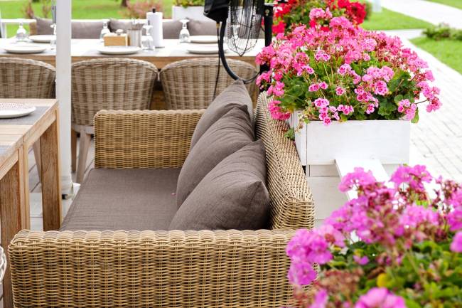 "Капучино" диван из искусственного ротанга трехместный, цвет соломенный "Капучино" диван из искусственного ротанга трехместный, цвет соломенный