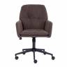 Кресло Гарда/Garda флок , коричневый, 6 коричневый флок