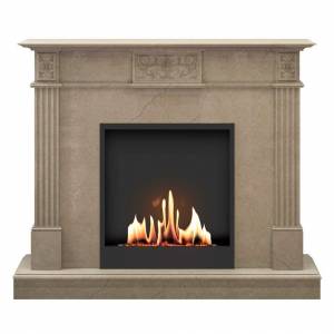 Биокамин в мраморном портале SteelHeat Lada M (Стандарт)