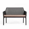Диван пластиковый Net Bench антрацит 1160х700х860 мм Диван пластиковый Net Bench антрацит 1160х700х860 мм