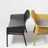 Диван пластиковый Net Bench антрацит 1160х700х860 мм Диван пластиковый Net Bench антрацит 1160х700х860 мм