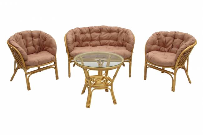 Набор мебели Багамы Премиум, медовый, бежевый