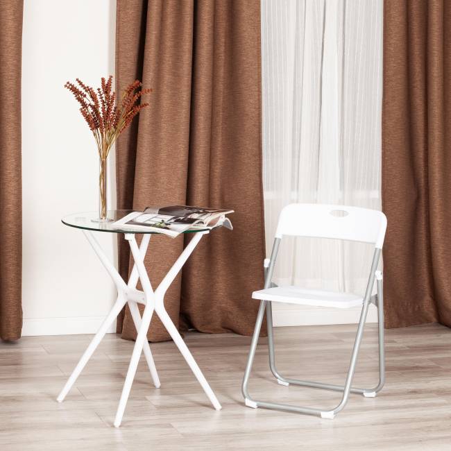 Стул складной Фолдер/Folder (мод.3017H) каркас: металл, сиденье/спинка: пластик, 49х46.5х73.5см, белый/серый (Комплект из 6 шт.) белый, серый каркас: металл, сиденье/спинка: пластик Стул складной Фолдер/Folder (мод.3017H) каркас: металл, сиденье/спинка: пластик, 49х46.5х73.5см, белый/серый (Комплект из 6 шт.) белый, серый каркас: металл, сиденье/спинка: пластик