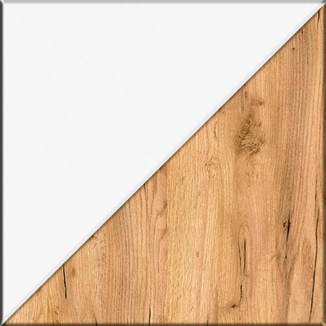 Шкаф-витрина 2-х дверный Остин 16.394.02 цвет белый шагрень/дуб крафт золотой Шкаф-витрина 2-х дверный Остин 16.394.02 цвет белый шагрень/дуб крафт золотой