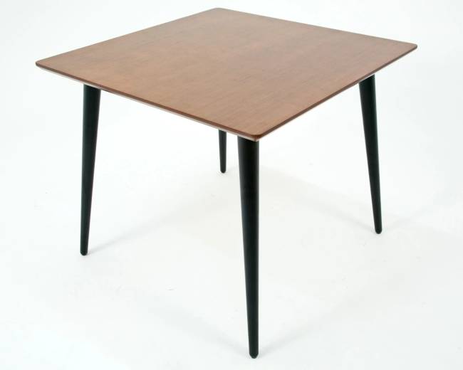 Стол Монте М 90 чёрное дерево/орех Стол Монте М 90 чёрное дерево/орех