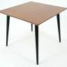 Стол Монте М 90 чёрное дерево/орех Стол Монте М 90 чёрное дерево/орех