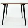 Стол Монте М 90 чёрное дерево/орех Стол Монте М 90 чёрное дерево/орех