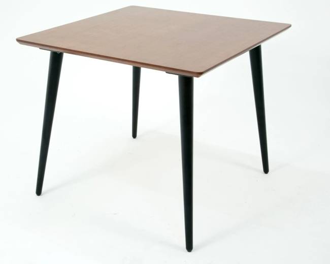 Стол Монте М 90 чёрное дерево/орех Стол Монте М 90 чёрное дерево/орех