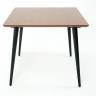 Стол Монте М 90 чёрное дерево/орех Стол Монте М 90 чёрное дерево/орех