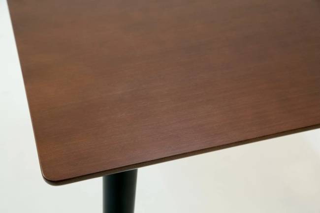 Стол Монте М 90 чёрное дерево/орех Стол Монте М 90 чёрное дерево/орех