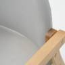 Стул-кресло Джуно 2.0 натур/серый