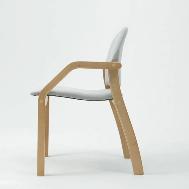 Стул-кресло Джуно 2.0 натур/серый