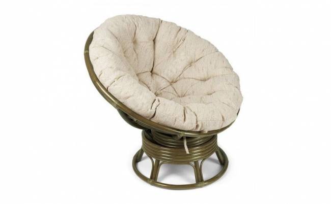 Кресло-качалка "PAPASAN" оливия с механизмом, подушка рогожка Кресло-качалка "PAPASAN" оливия с механизмом, подушка рогожка