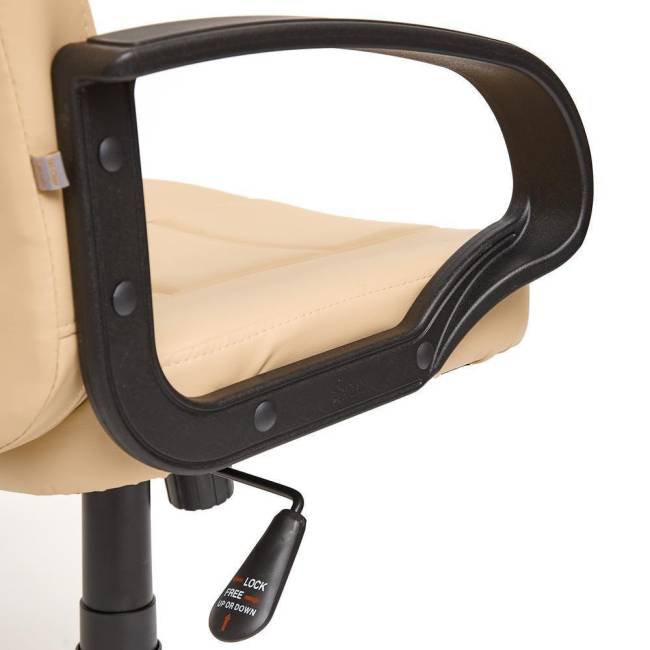 Кресло СН747 кож/зам, бежевый, 36-34 бежевый кож/зам