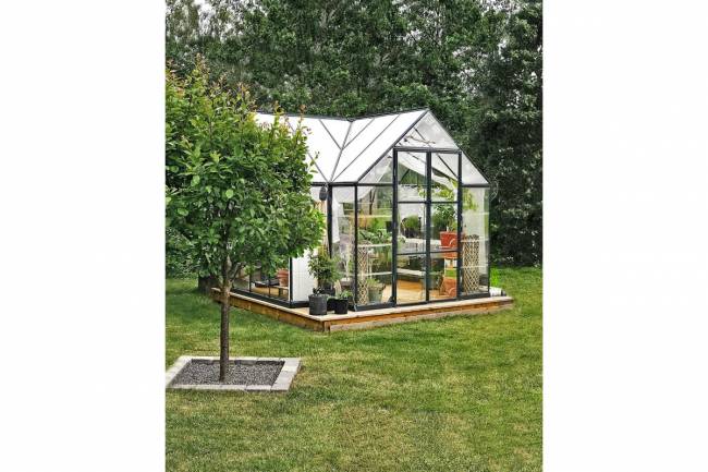 Теплица с прозрачным остеклением VICTORY ORANGERY GARDEN CHALET 10x12 Теплица с прозрачным остеклением VICTORY ORANGERY GARDEN CHALET 10x12