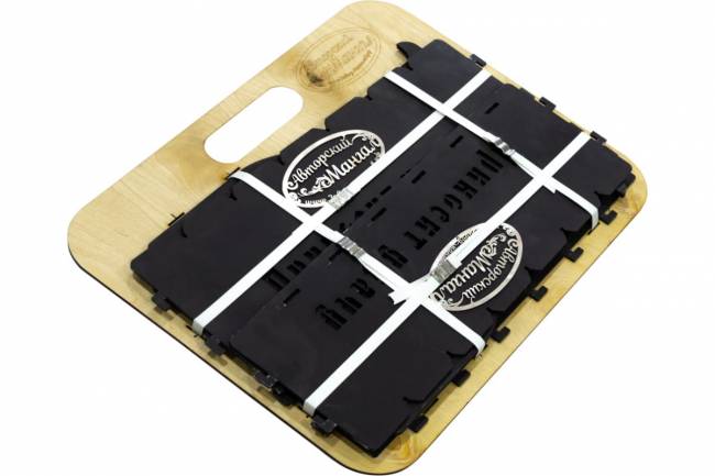 Мангал разборный "Золотой бык", сталь AISI304, 3мм