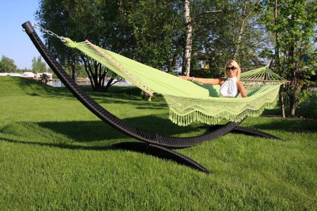 Гамак двухместный TULIP зеленый