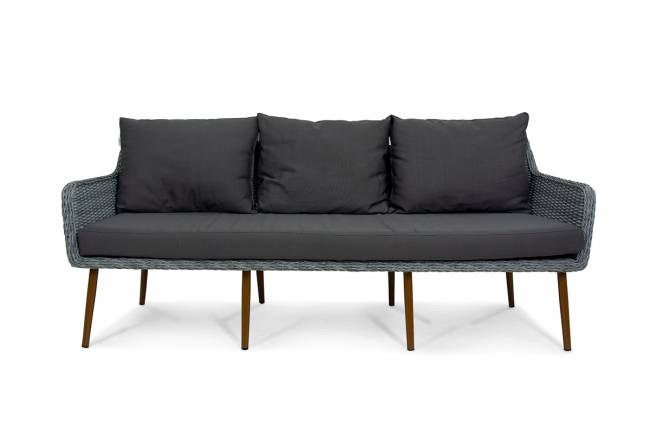 Комплект плетеной мебели MOKKA РИМИНИ / RIMINI (стол кофейный, 2 кресла, диван 3 х-местный)