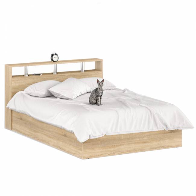 Кровать Камелия 1400 цвет дуб сонома