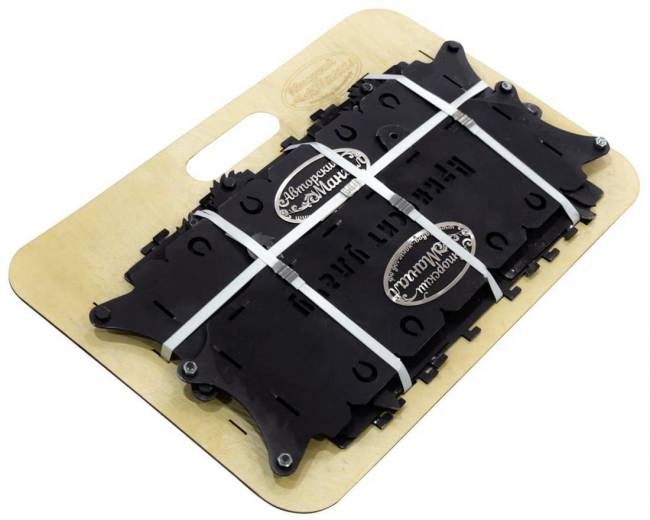 Мангал разборный "Кони", сталь AISI304, 3мм 