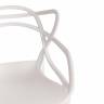 Стул Кет Чаир/Cat Chair (мод.028) пластик, 53х59х82,5см, белый  (Комплект из 2 шт.) белый пластик