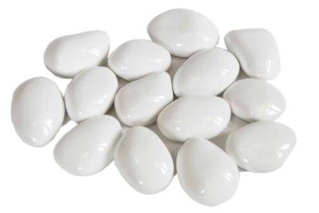 Декоративные элементы ГАЛЬКА БЕЛАЯ №14