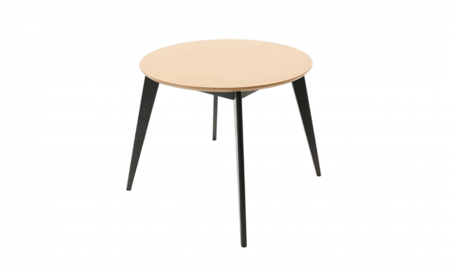 Стол Сканди К 100 чёрное дерево/натур