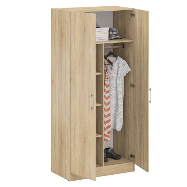 Шкаф 2-х створчатый Стандарт цвет дуб сонома