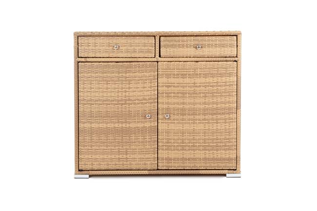 "Мальта" тумба плетеная из искусственного ротанга, цвет соломенный "Мальта" тумба плетеная из искусственного ротанга, цвет соломенный