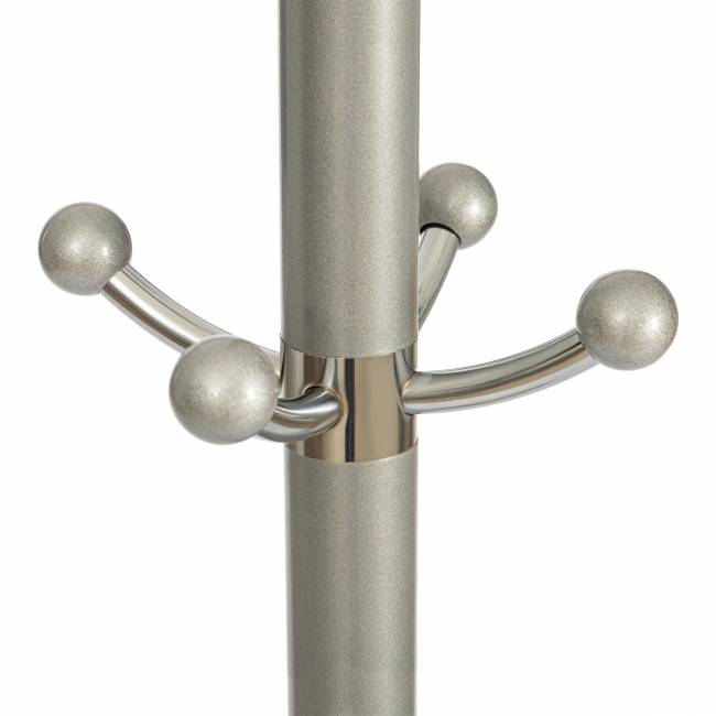 Вешалка Бара/Bara (мод.GH-8606) металл/хром/мрамор, белый/серый, 37х37х175см white (белый) / grey (серый) металл/хром/мрамор