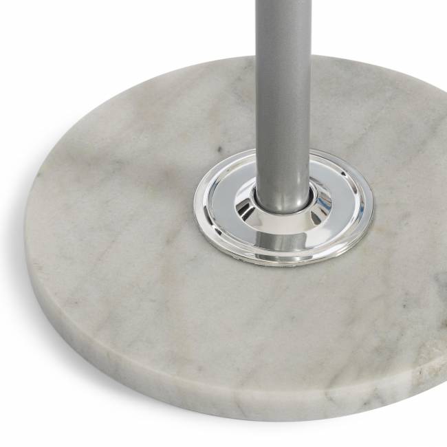 Вешалка Бара/Bara (мод.GH-8606) металл/хром/мрамор, белый/серый, 37х37х175см white (белый) / grey (серый) металл/хром/мрамор