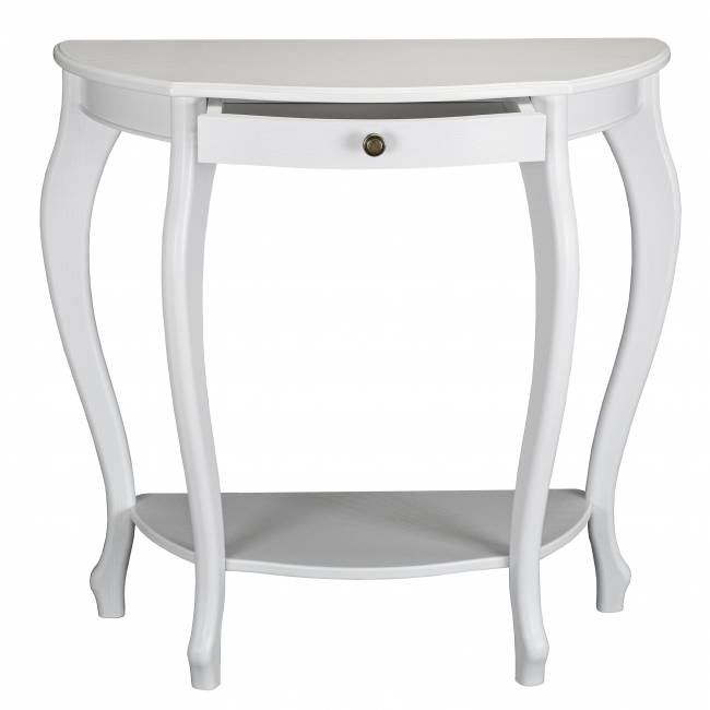 Консоль Элегант молочный дуб Л