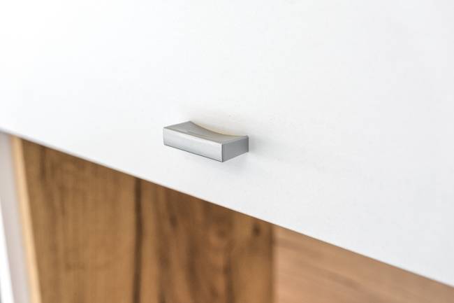 Стенка в гостиную Бэль № 10, цвет дуб крафт золотой/белый премиум