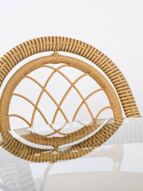 Комплект из искусственного ротанга Java (Ява)-6 (цвет: слоновая кость)