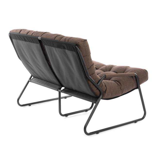 Диван Эрго/Ergo рогожка, коричневый, 3м7-147 коричневый рогожка