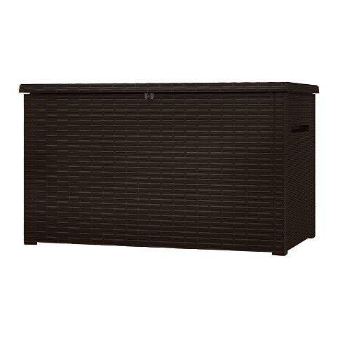 Сундук JAVA BOX 850L (rattan) (Джава бокс) из пластика под фактуру искусственного ротанга, кори