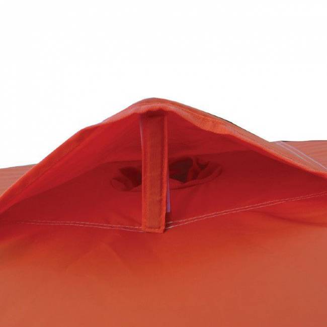 Палатка для зимней рыбалки Митек Нельма Куб-3 Люкс Профи (двухслойная, серебрянка)