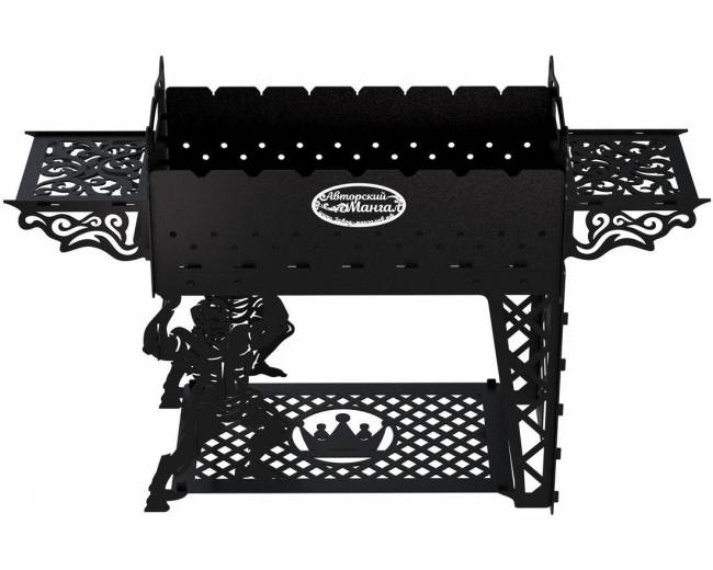 Мангал разборный "Атланты", сталь AISI304, 3мм