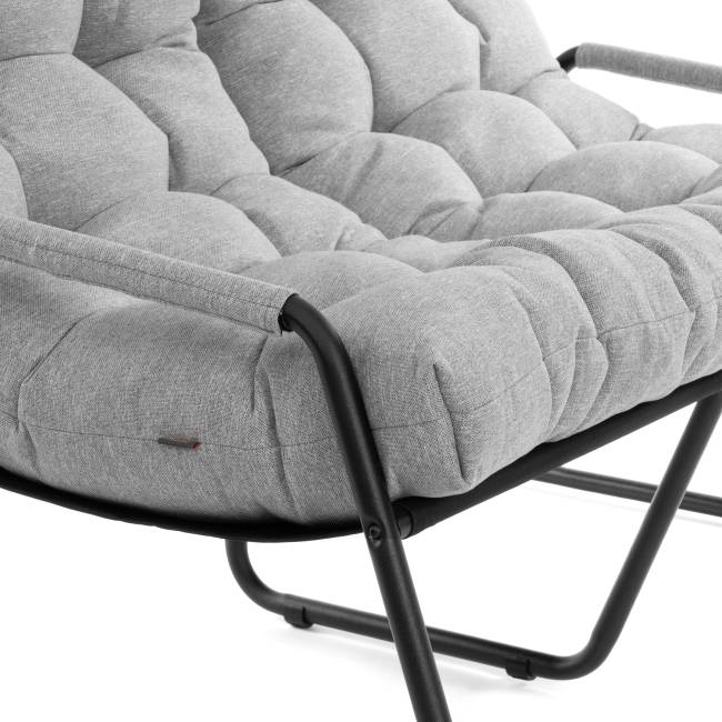 Диван Эрго/Ergo рогожка, серо-бежевый, 3м16/2 светло-серый рогожка